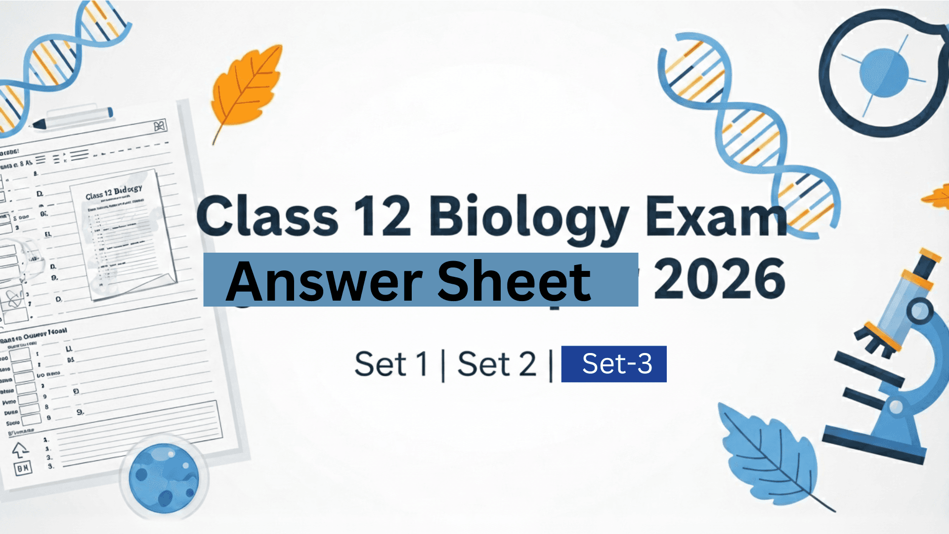 ICSE Class 10 Biology Answer Sheet 2026 (13 March) – Today Board Exam PDF